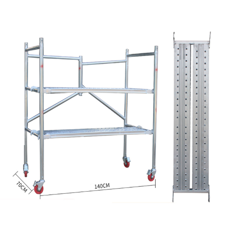 1.35-Meter Perforated Pedal With Wheels