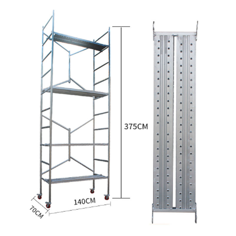 3.75-Meter Perforated Pedal With Wheels