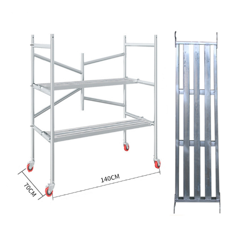 1.35-Meter Square Tube Pedal With Wheels