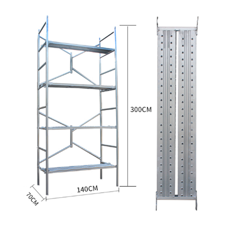 3.0-Meter Perforated Pedal Without Wheels
