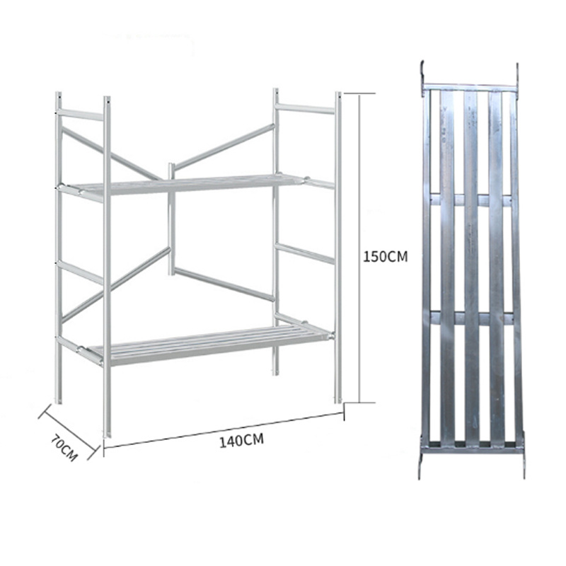 1.5-Meter Square Tube Pedal Without Wheels
