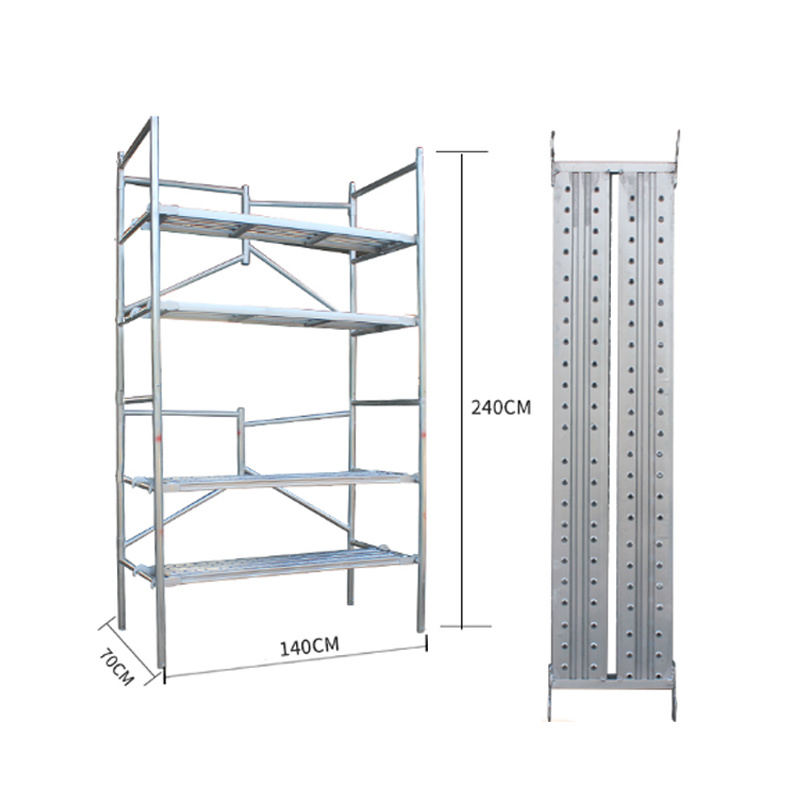 2.4-Meter Perforated Pedal Without Wheels