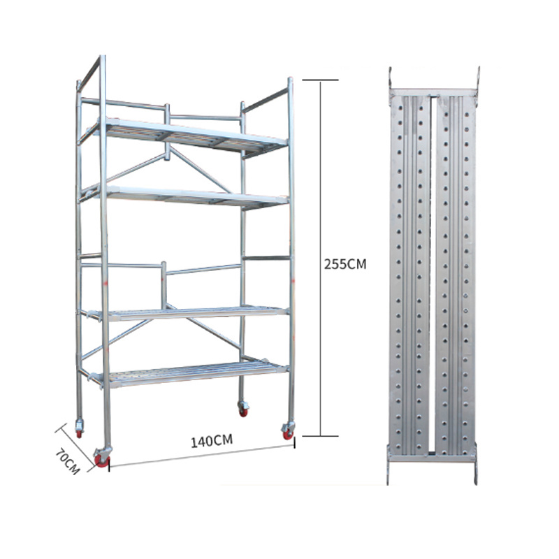 2.55-Meter Perforated Pedal With Wheels