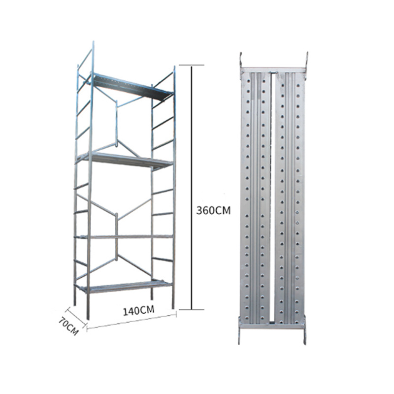 3.6-Meter Perforated Pedal Without Wheels