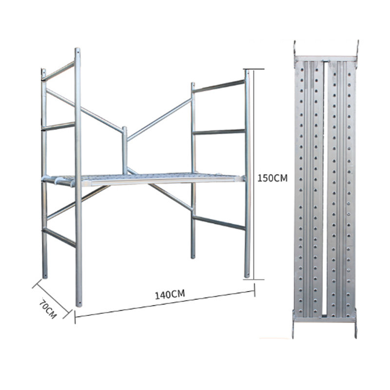 1.5-Meter Perforated Pedal Without Wheels